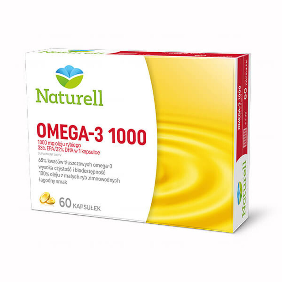 Naturell Omega-3 1000, 60 capsules