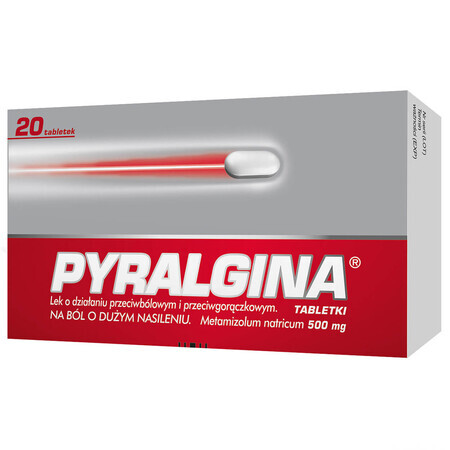 Pyralgina 500 mg, 20 comprimate