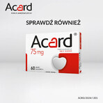 Acard 150 mg, 60 enteral tablets