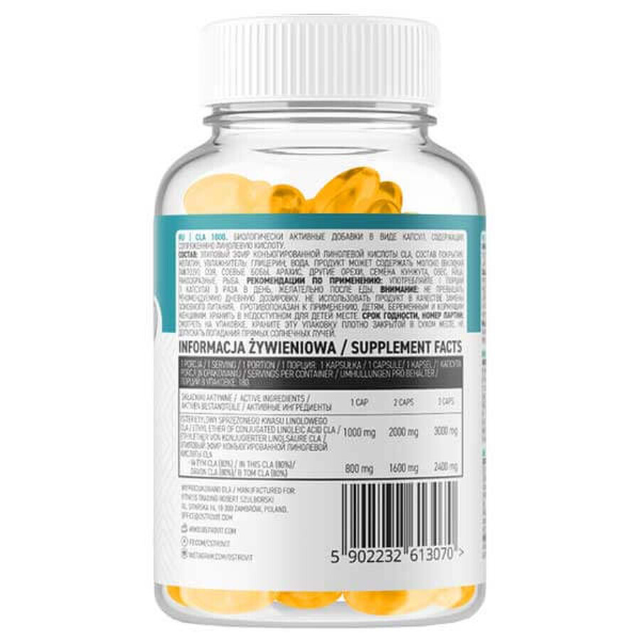 OstroVit CLA 1000, 180 capsules