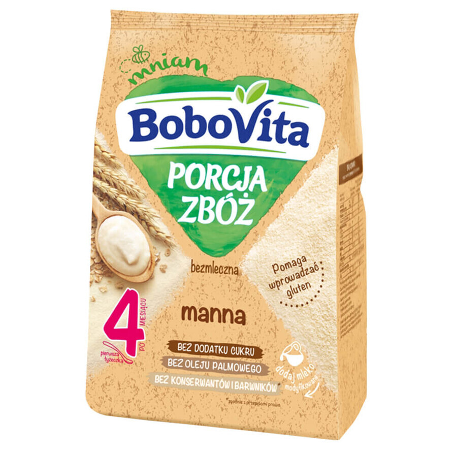 BoboVita Porcja Zbóż Porridge, without milk, without added sugar, after 4 months, 170 g