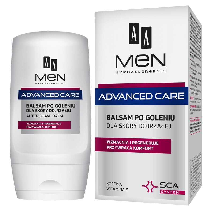 AA Men Advanced Care, aftershave balm for mature skin, 100 ml