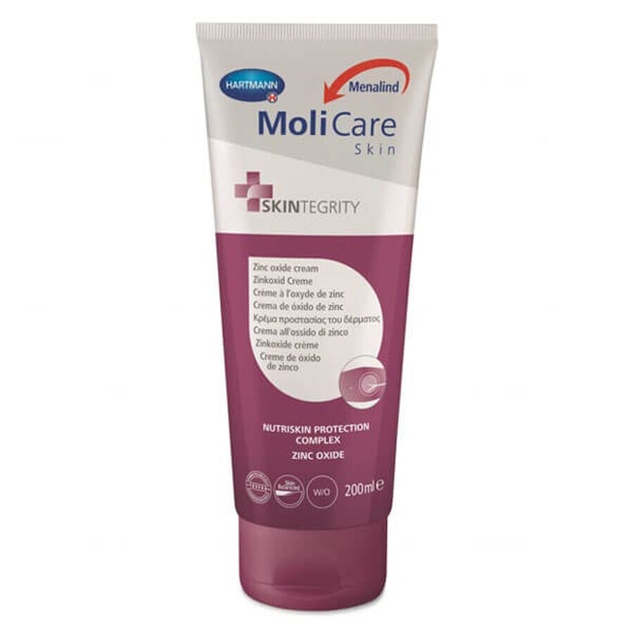 MoliCare Skin, crema protectora con óxido de zinc, 200 ml