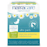 NATRACARE Regular sanitary napkins with wings, 14 pieces