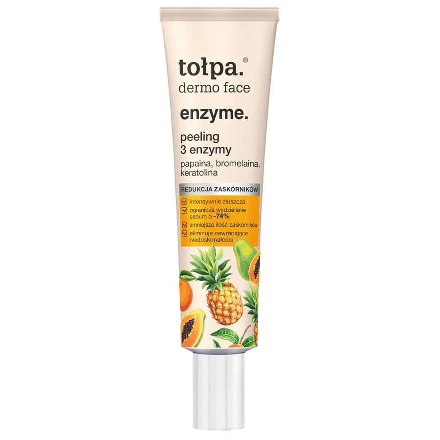 Tołpa Dermo Face Enzyme, gezichtsscrub met 3 enzymen, 40 ml