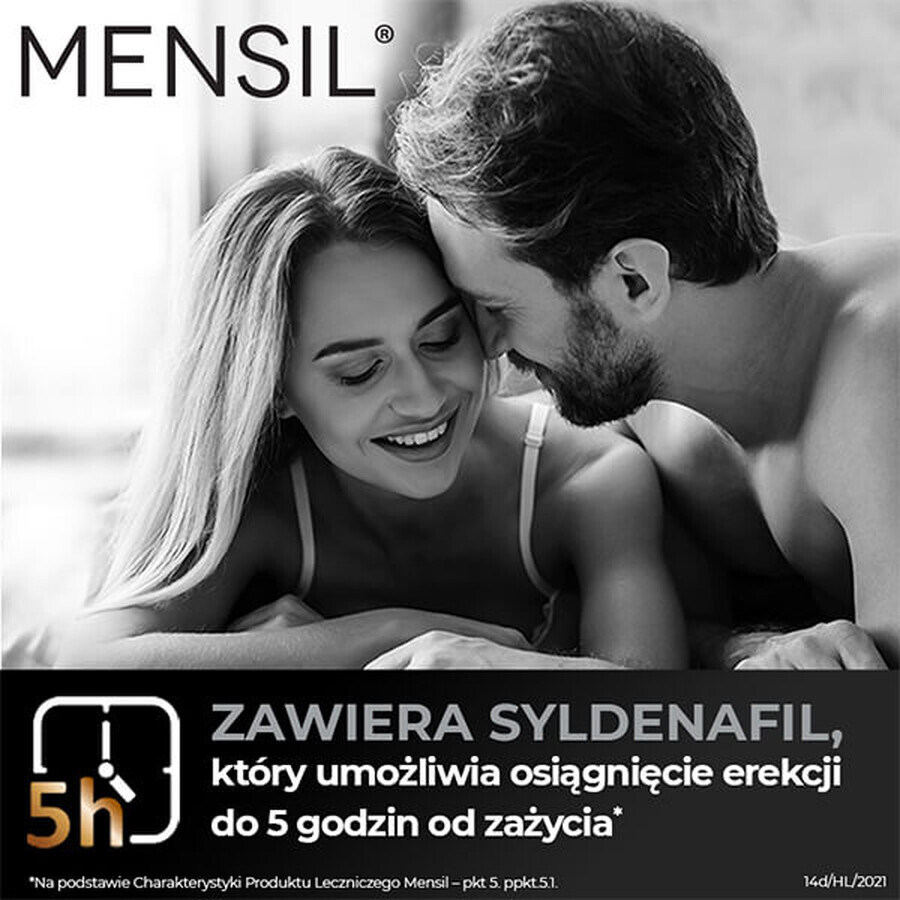 Mensil 25 mg, 4 chewable tablets