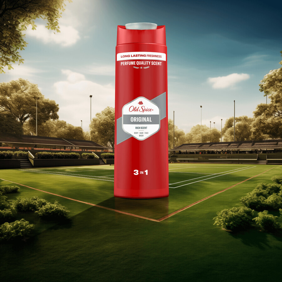 Old Spice, 3-in-1 douchegel voor lichaam, haar en gezicht, Original 400 ml