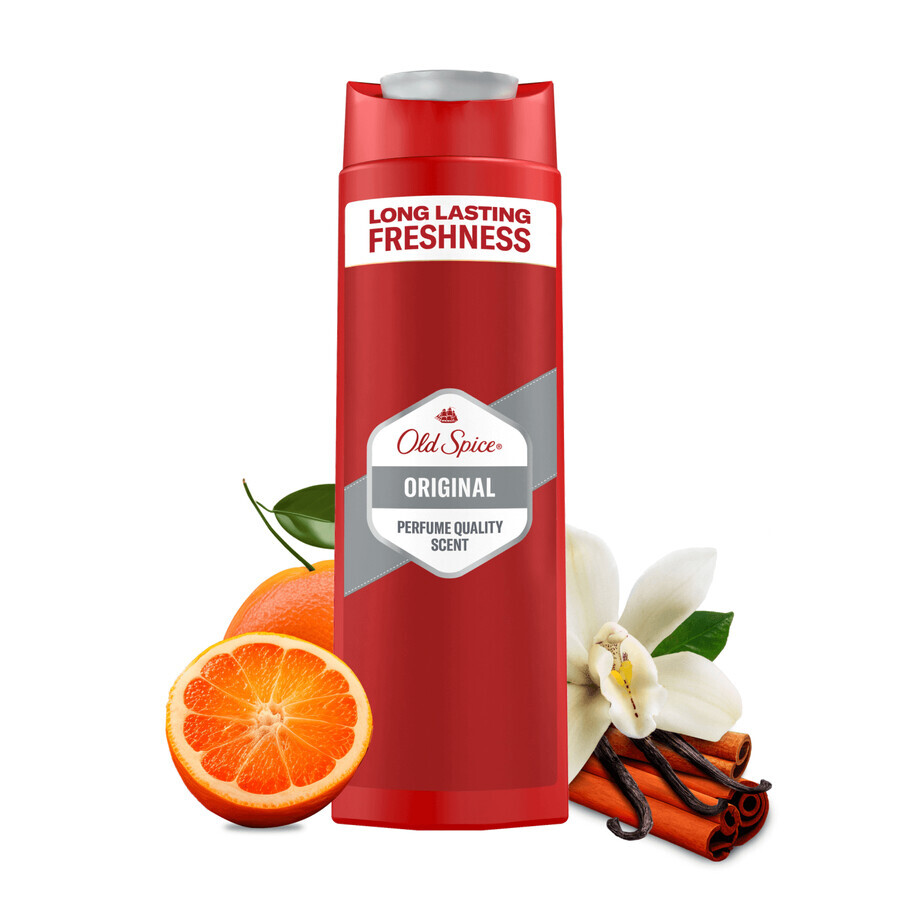 Old Spice, 3-in-1 douchegel voor lichaam, haar en gezicht, Original 400 ml