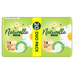 Naturella Ultra, toallas sanitarias con alas, manzanilla, Normal, 20 piezas