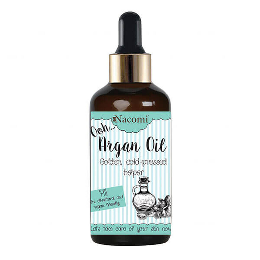 Nacomi, olio di argan con pipetta, 50ml