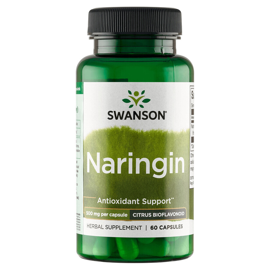 Swanson Naringin, naringină, 60 capsule