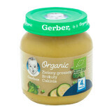 Gerber Bio Lunch, groene erwten, broccoli, courgette, na 4 maanden, 125 g