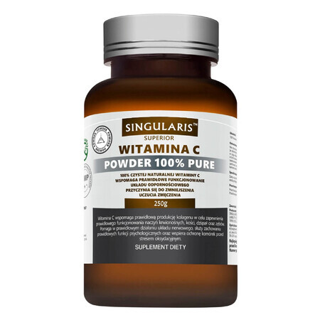 Singularis Superior Vitamina C pulbere 100%, 250 g