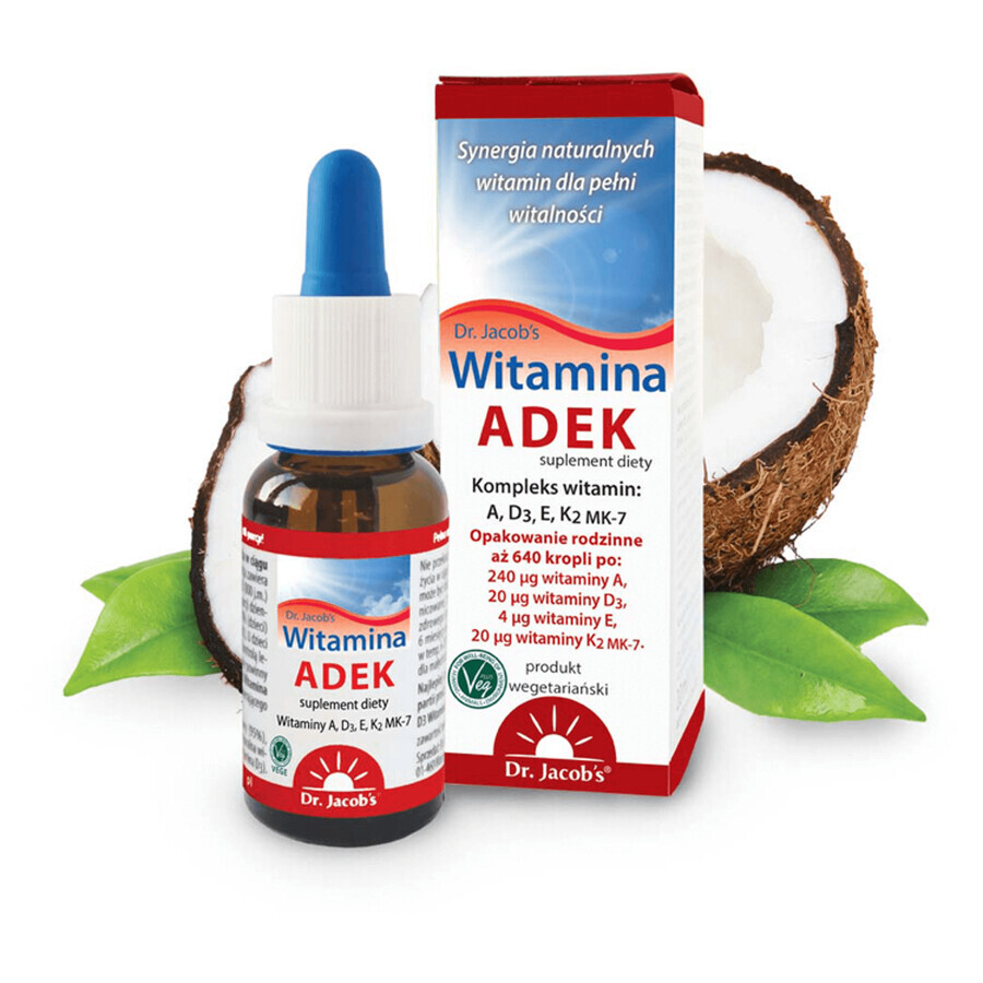 Dr. Jacob's Vitamine ADEK, druppels, 20 ml