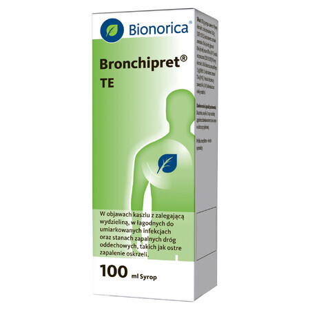 Bronchipret TE 15 g + 1,5 g, sciroppo, 100 ml