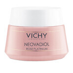 Vichy Neovadiol Rose Platinium, cremă de față cu trandafir pentru întărirea și revitalizarea tenului matur și lipsit de strălucire, 50 ml