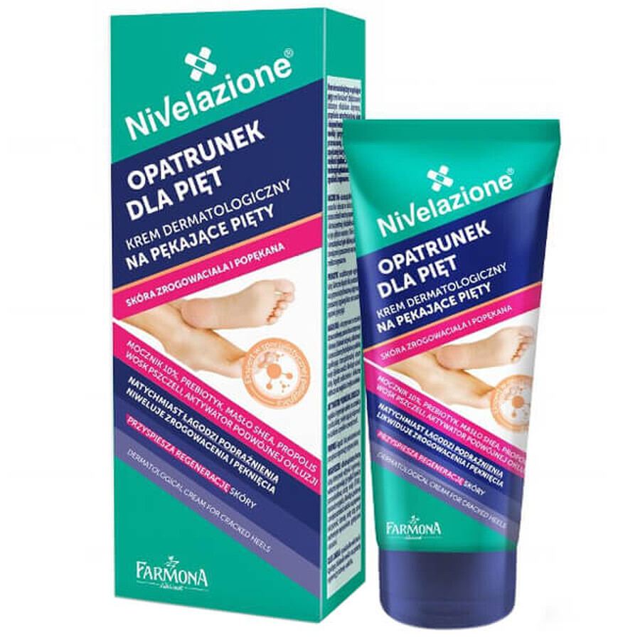 Farmona Nivelazione Opatrunek dla Heel, dermatologische crème voor gebarsten hielen, verhoornde en gebarsten huid, 75 ml