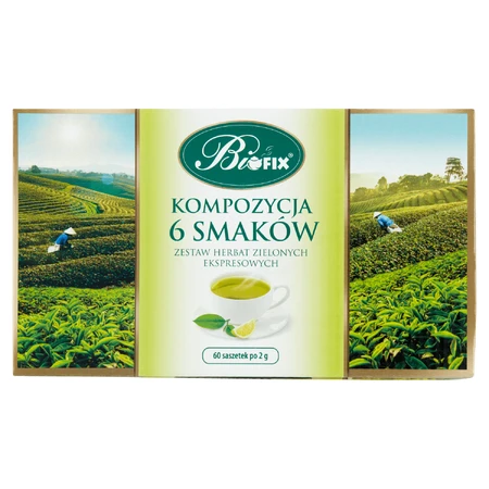 Bi Fix Kompozycja 6 Smaków, express green tea set, 2 gx 60 tea bags
