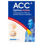 ACC Optima Active 600 mg, poeder voor oraal gebruik, 10 sachets