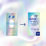 Durex Invisible, superdünne Kondome, 10 Stück