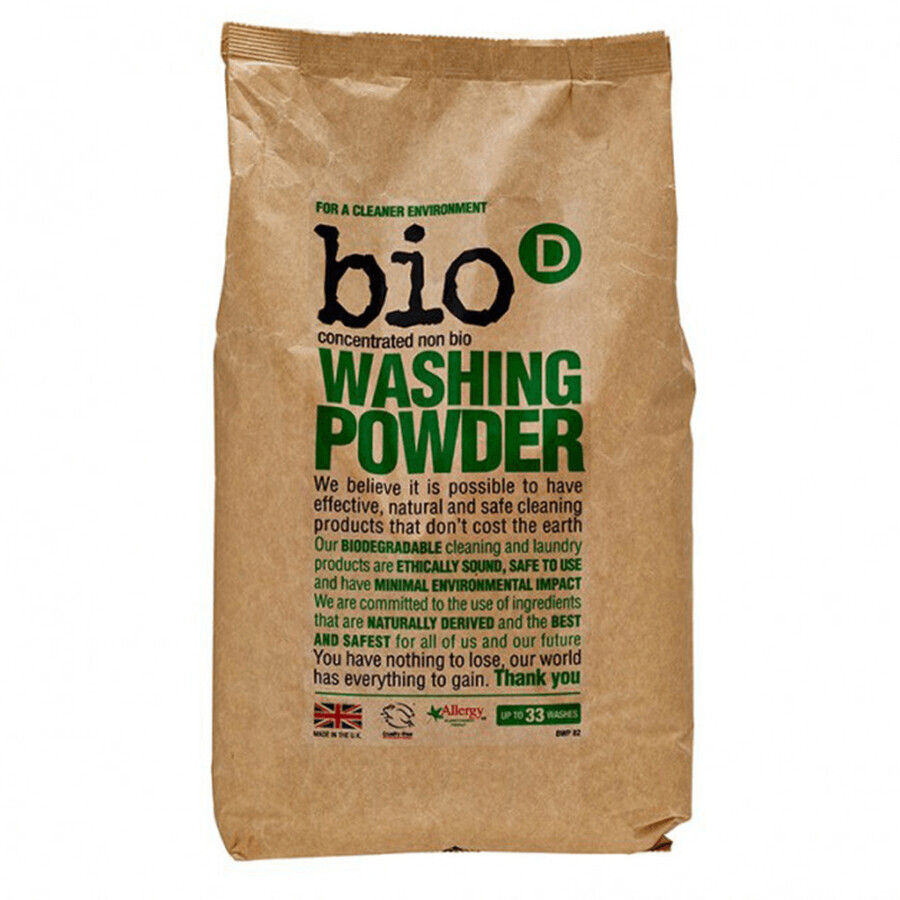 Bio-D, praf de spălat universal, nebiologic, 2 kg