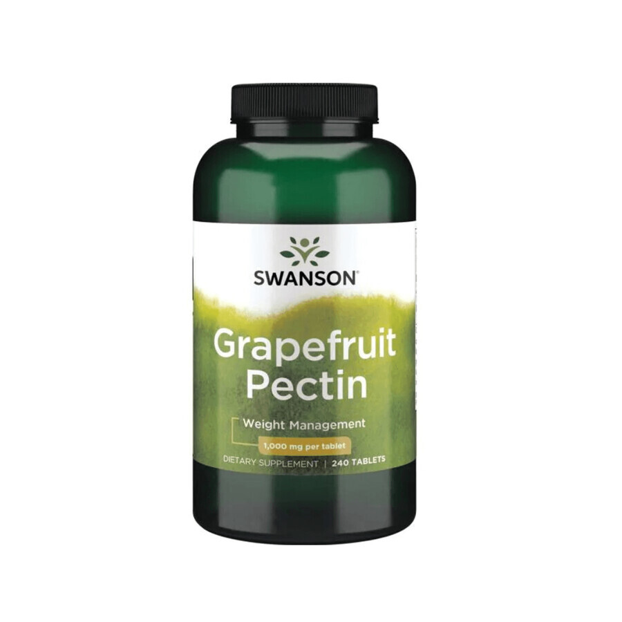 Swanson Grapefruit Pectin, pectina de pomelo, 240 comprimidos