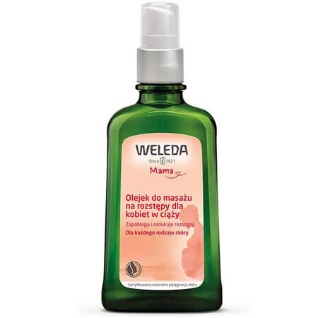 Weleda Mama, massageolie tegen striae voor zwangere vrouwen, 100 ml