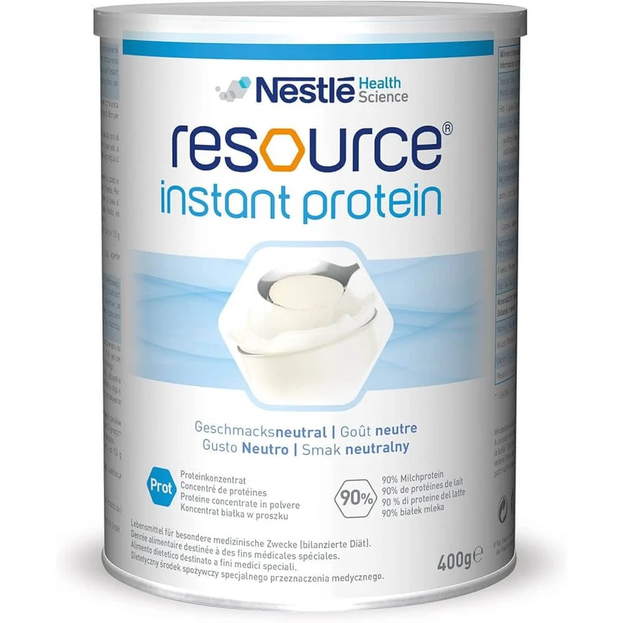 Resource Instant Protein, Proteinkonzentrat neutraler Geschmack, 400 g, Nestle