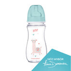 Canpol Baby's EasyStart, antikoliekfles, wijde opening, groen, na 12 maanden, 300 ml