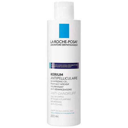 La Roche-Posay Kerium, anti-dandruff gel-shampoo, oily dandruff, 200 ml