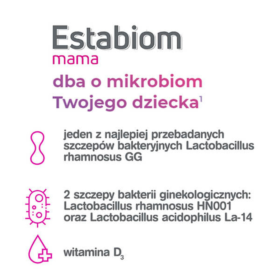 Estabiom Mama (voorheen Estabiom Pregna), 20 capsules