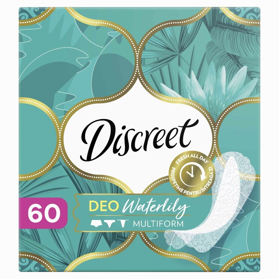 Discreet maandverband, Deo, Waterlelie, 60 stuks