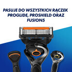 Gillette Fusion Proglide Manuale, cartucce di ricambio, 8 pezzi