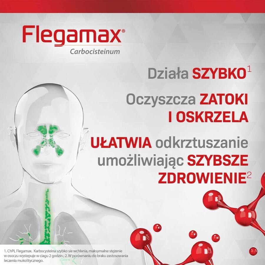 Flegamax 50 mg/ml, oral solution, 120 ml