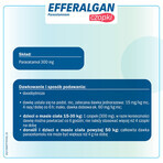 Efferalgan 300 mg, rectale zetpillen, 10 stuks