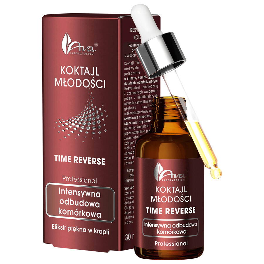 Ava Youth Cocktail Time Reverse, gezichtsserum, 30 ml