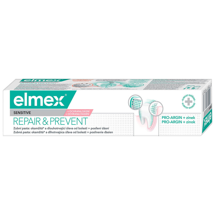 Elmex Sensitive Professional Repair &amp; Prevent, toothpaste, 75 ml