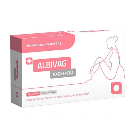 Albivag, globule vaginale, 10 unități