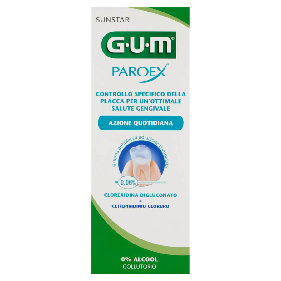 Sunstar Gum Paroex 0,06%, mondspoeling, dagelijkse verzorging, 500 ml