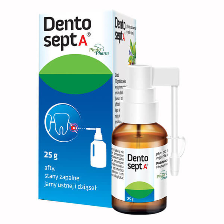 Dentosept A, mondspoeling, met applicator, 25 g