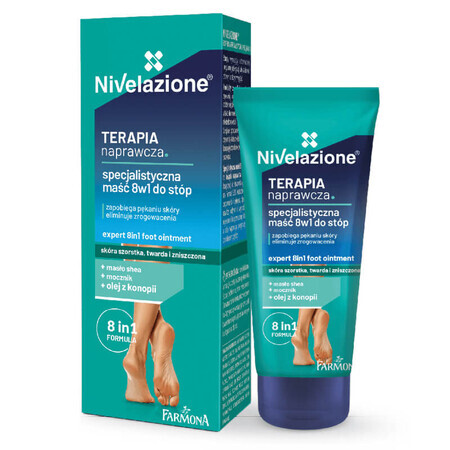 Farmona Nivelazione Repair Therapy, unguento specialistico per piedi 8in1, 50 ml