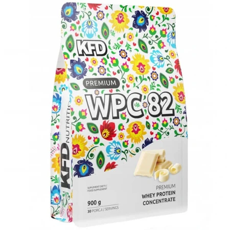 KFD Premium WPC 82, white chocolate flavor, 900 g