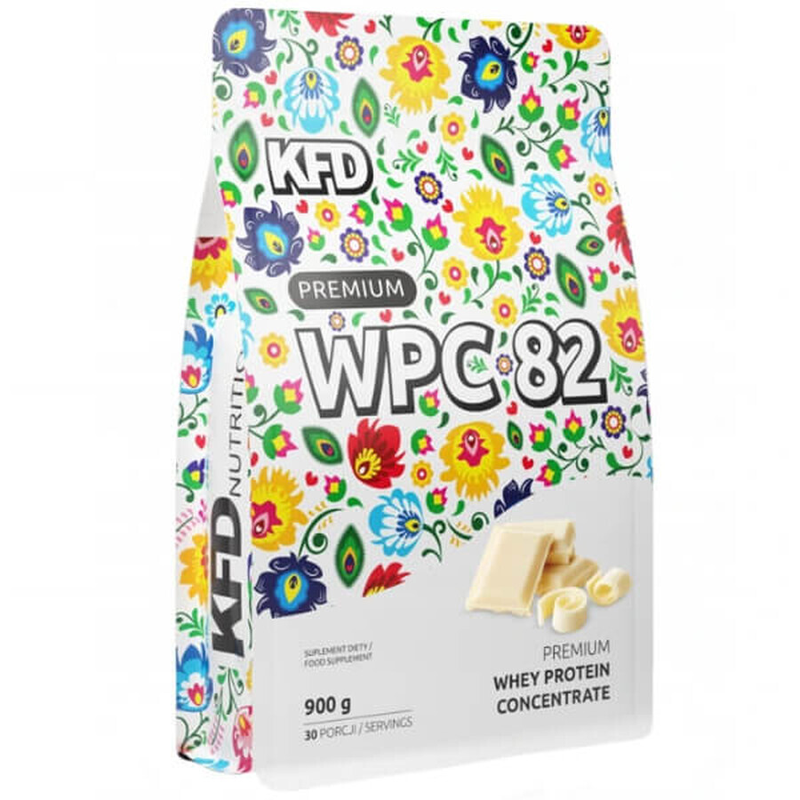 KFD Premium WPC 82, witte chocoladesmaak, 900 g