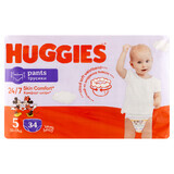 HUGGIES diapers, Jumbo, size 5, 12-17 kg, 34 pcs