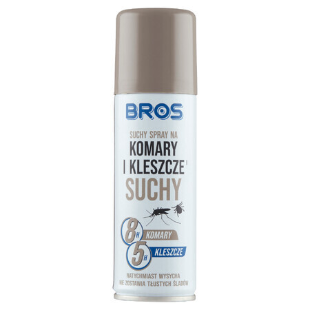 Bros, spray sec contre les moustiques et les tiques, DEET 25%, 90 ml