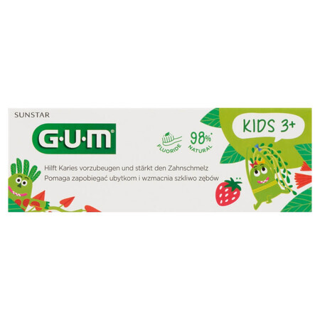 Sunstar Gum Kids, pastă de dinți, 2-6 ani, 50 ml