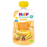 HiPP Sport Bio fruit mousse, bananas, pears, oranges, mangoes with rice, after 1 year, 120 g