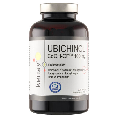 Kenay, Ubiquinol CoQH-CF 100 mg, 300 capsule