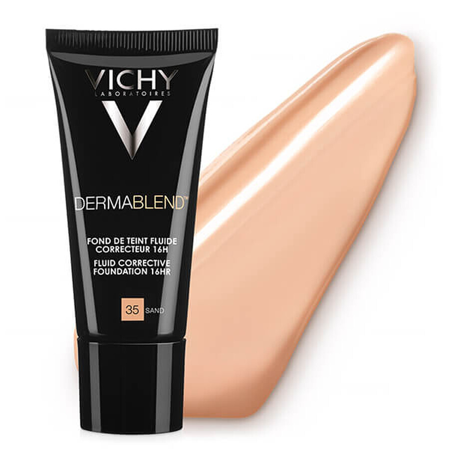 Vichy Dermablend, langhoudende corrigerende fluid, 35 Sand, 30 ml