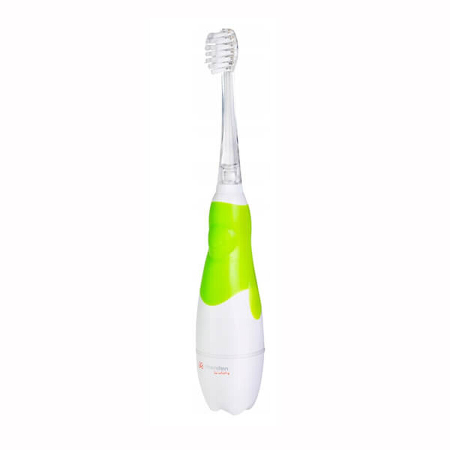 Meriden Kiddy, cepillo de dientes sónico para niños, verde, 0-4 años, 1 pieza